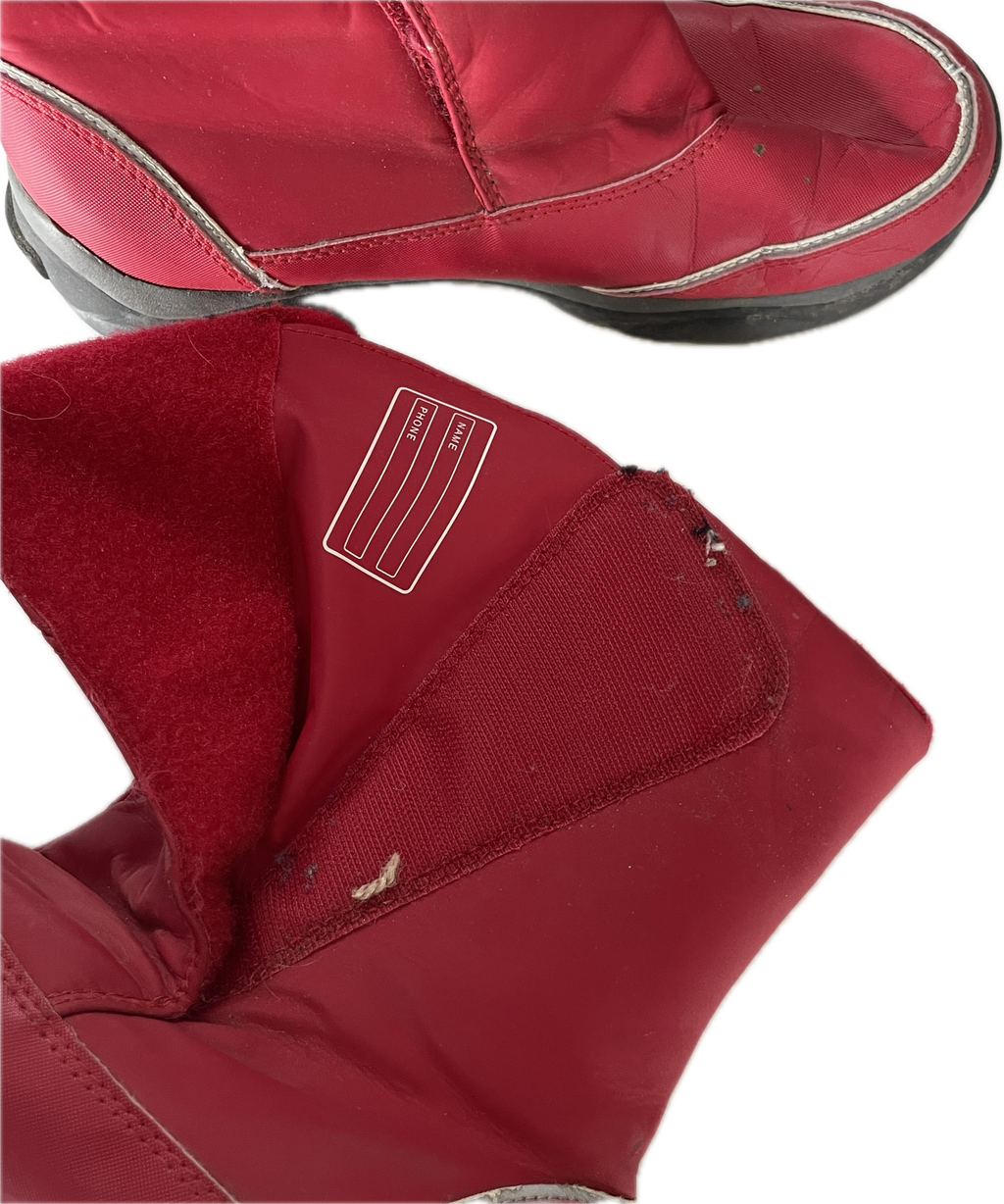 Cool retro snow boots Red Hook Loop Close Warm Name Tag UK 5 &nbsp;US 6M EU 38 ;SKU 5274