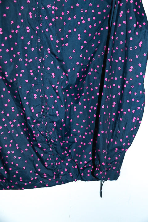 Vintage Denim & Co. women black Polka dot waterproof hoodie UK10 |L31W21|SKU 6667
