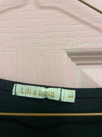 Rubynee Vintage y2k BLACK V NECK LONG SLEEVE SHIFT DRESS