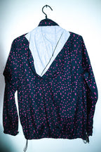 Vintage Denim & Co. women black Polka dot waterproof hoodie UK10 |L31W21|SKU 6667