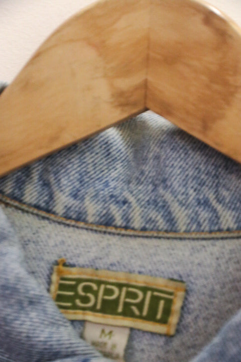 Vintage Esprit denim blue womens medium jacket