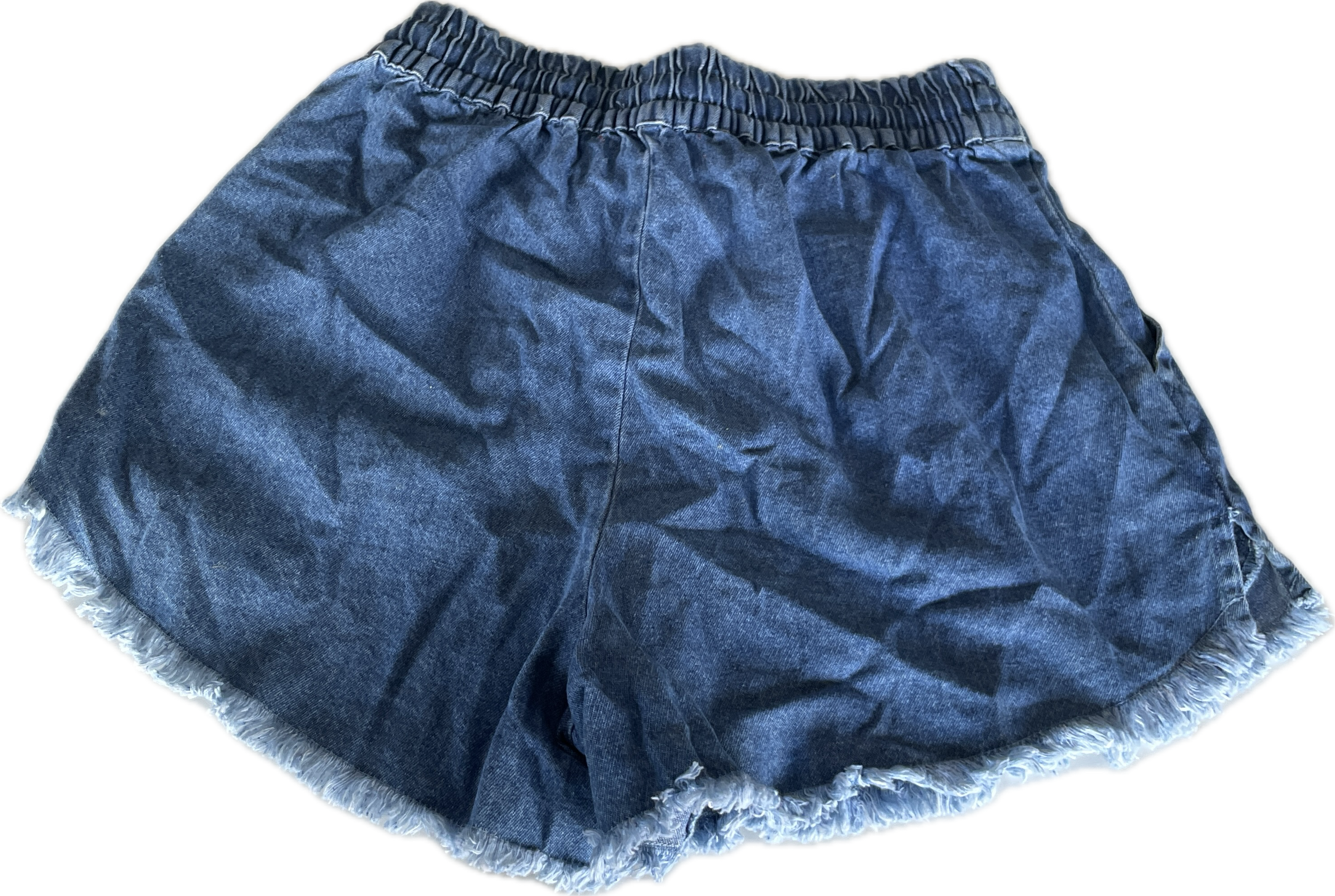 High-Waisted Guess Denim Blue Shorts | Women’s XS W22 L3 SKU 5280