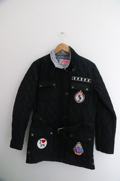 Vintage Black Paul's Boutique Padded large Jacket