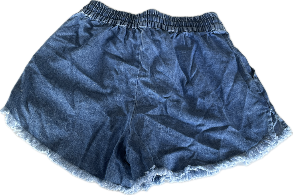 High-Waisted Guess Denim Blue Shorts | Women’s XS W22 L3 SKU 5280