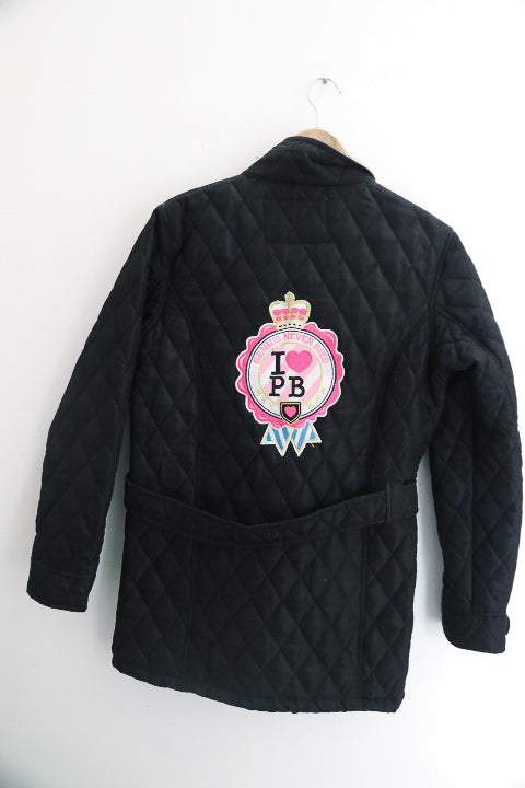 Vintage Black Paul's Boutique Padded large Jacket