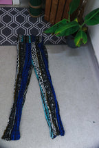 Vintage cherokee paisley print blue womens pant