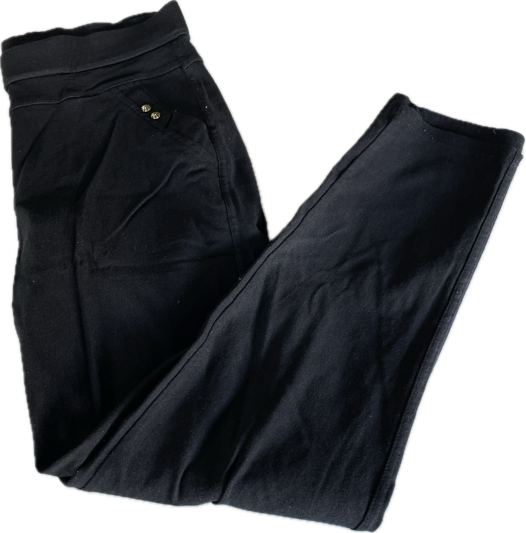 Black Slim Fit High Waist Leggings | Stretch Slim Fit Jeans W28 L25 SKU 5283