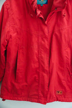 Vintage mens Arctic storm red waterproof medium jacket
