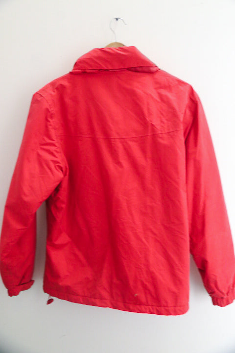Vintage mens Arctic storm red waterproof medium jacket
