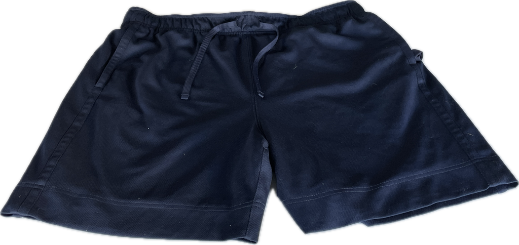 Fleece Navy Men’s Jersey Shorts W33/34 L6 | Comfortable Activewear SKU 5287