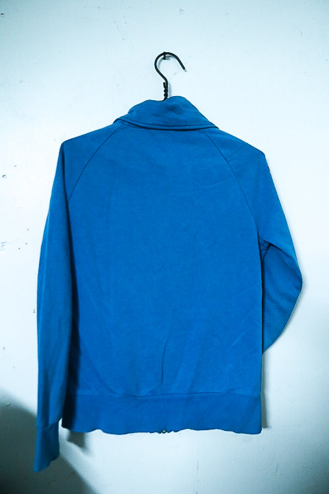 Vintage unisex Puma Lifestyle blue full zip high neck wind breaker jacket L|L29W19|SKU 6674