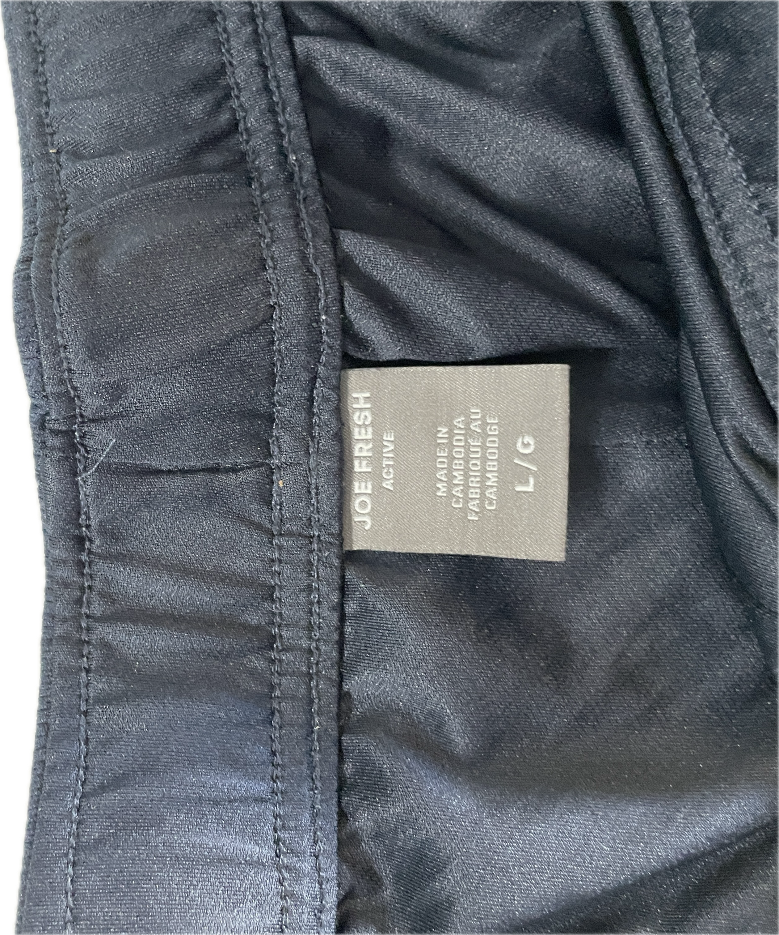 Fleece Navy Men’s Jersey Shorts W33/34 L6 | Comfortable Activewear SKU 5287