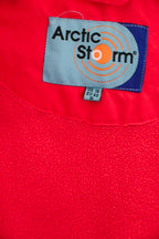 Vintage mens Arctic storm red waterproof medium jacket