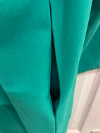 Rubynee Vintage y2k women green trench coat