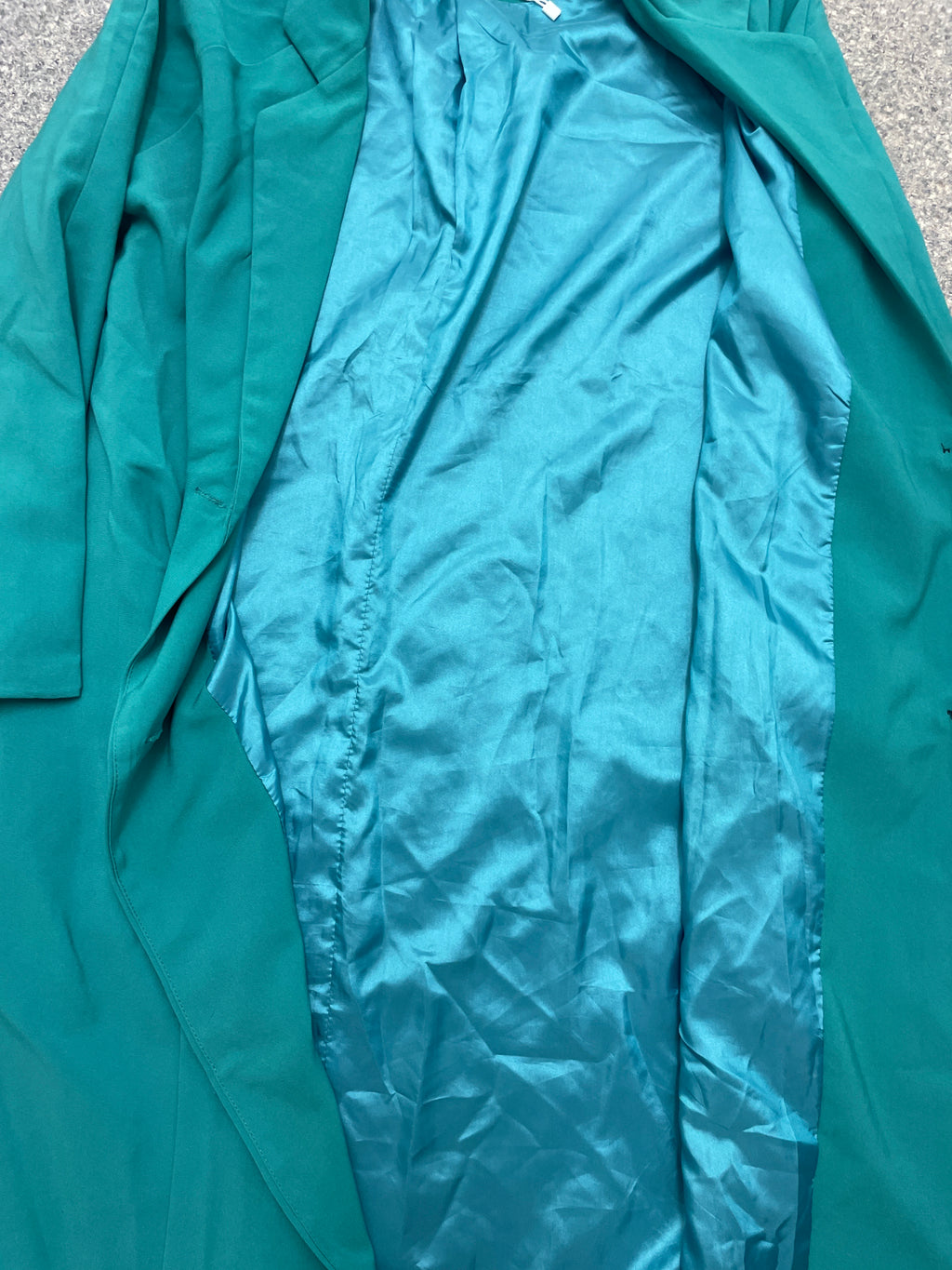 Rubynee Vintage y2k women green trench coat