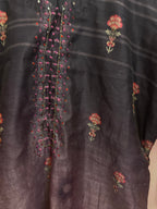 Rubynee Vintage y2k women purple long kurti dress