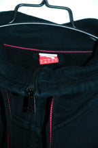 Vintage women puma black high neck zipper track jacket UK 14|L27 W18|SKU 6677