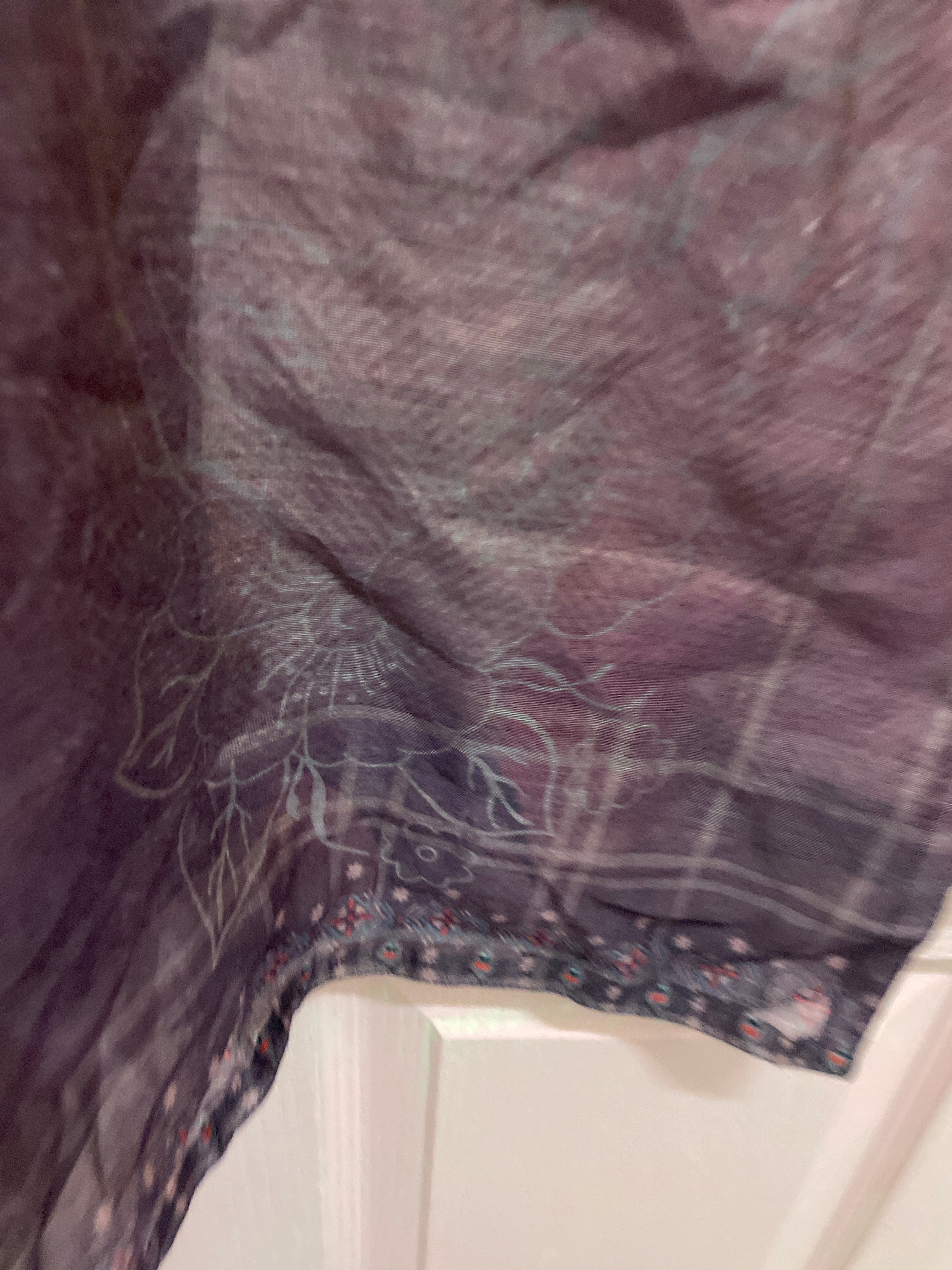 Rubynee Vintage y2k women purple long kurti dress