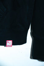 Vintage women puma black high neck zipper track jacket UK 14|L27 W18|SKU 6677