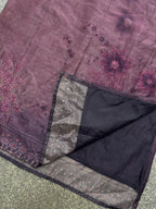 Rubynee Vintage y2k women purple long kurti dress