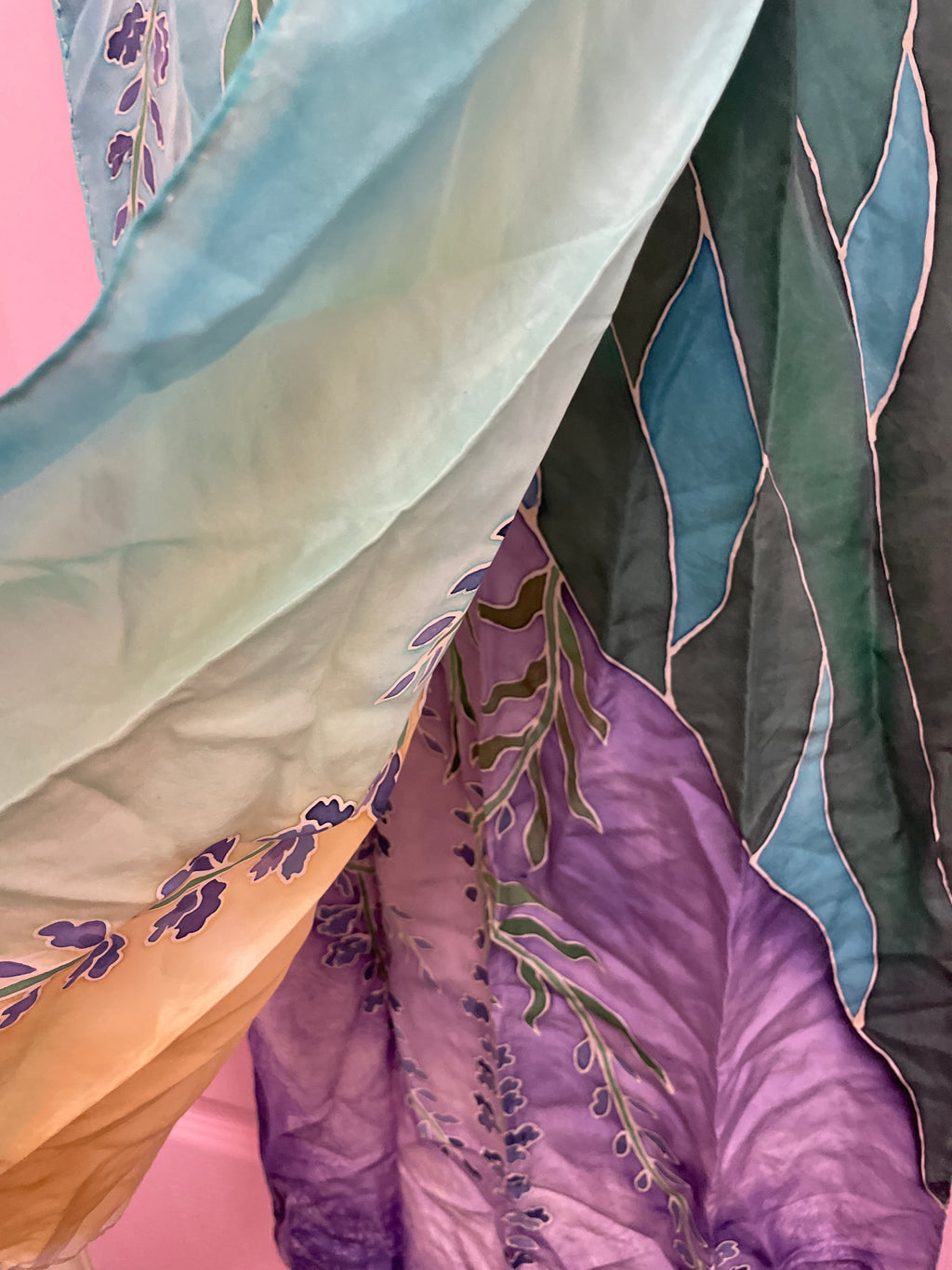 Rubynee Vintage y2k womens multi color scarf