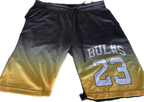 Black and Yellow Basketball Shorts