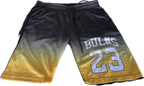 Black and Yellow Basketball Shorts