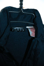 Vintage women Adidas navy fleece zipper high neck polyester track top L/M|L29 W19|SKU 6679