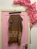 Rubynee Vintage y2k Brown Pashmina printed scarve