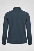 Vintage women Kaepa black full zip high neck cotton polyester track top L|L28 W20|SKU 6680