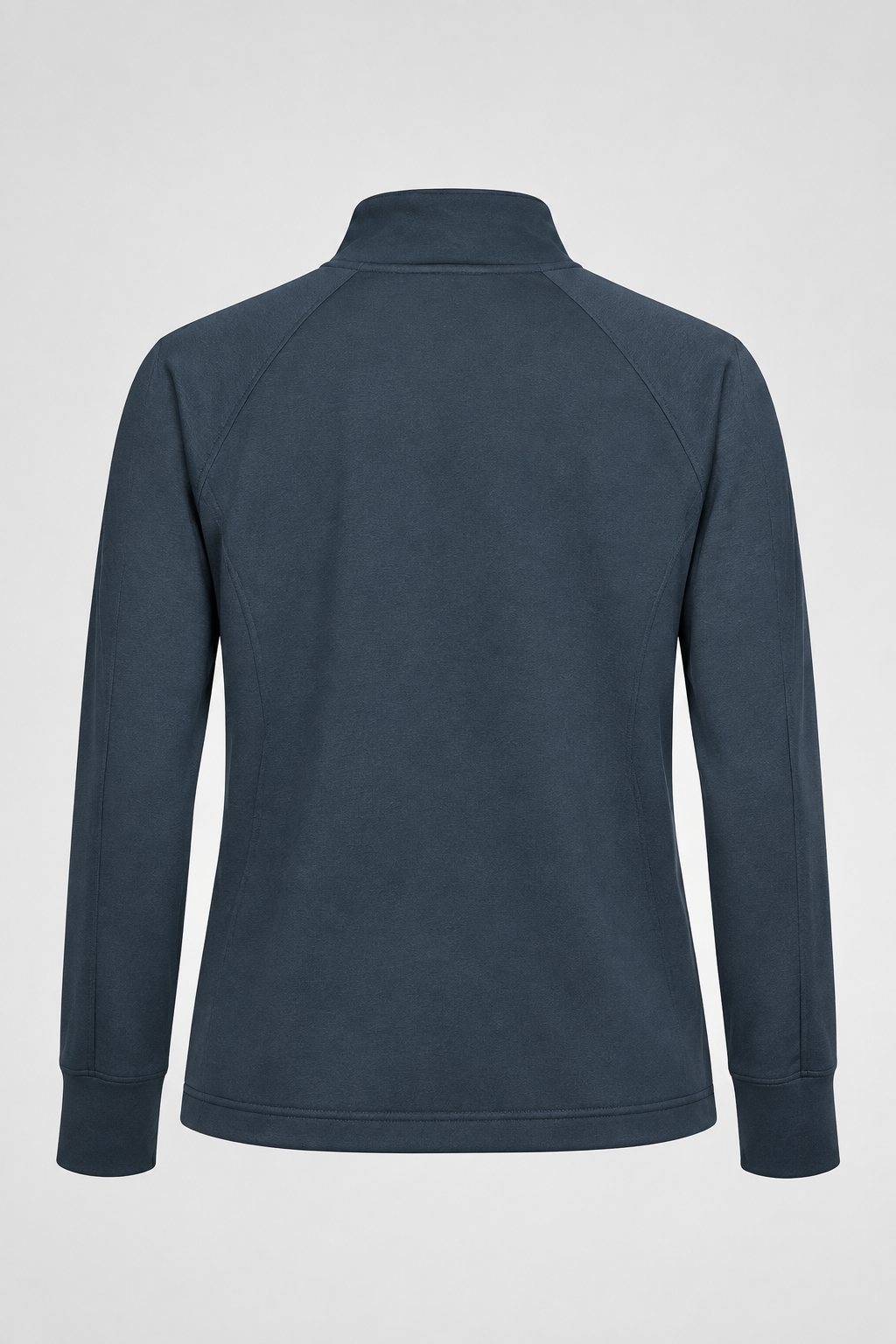 Vintage women Kaepa black full zip high neck cotton polyester track top L|L28 W20|SKU 6680
