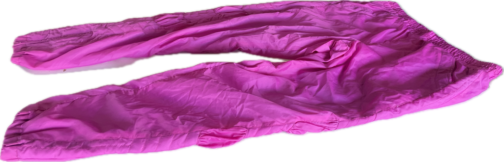 Vtg 80s 90s Sunice Women Iridescent Purple Nylon Shell Wind Pant Pockets Ski Snowboard Size S W 30 L 29 elactic pull string  SKU 5296
