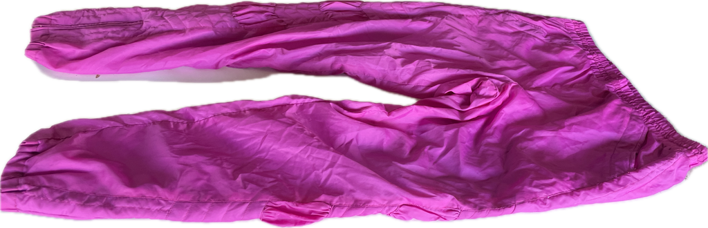 Vtg 80s 90s Sunice Women Iridescent Purple Nylon Shell Wind Pant Pockets Ski Snowboard Size S W 30 L 29 elactic pull string  SKU 5296