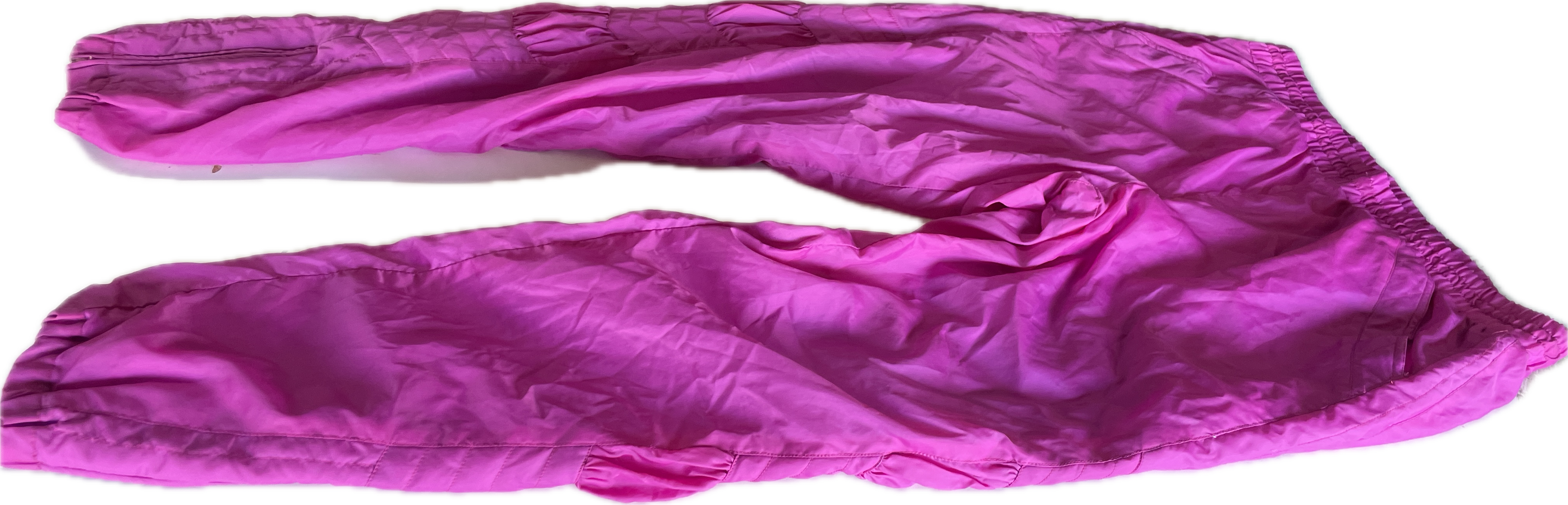 Vtg 80s 90s Sunice Women Iridescent Purple Nylon Shell Wind Pant Pockets Ski Snowboard Size S W 30 L 29 elactic pull string  SKU 5296