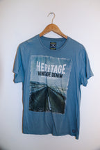 Vintage Heritage denim blue mens medium tees