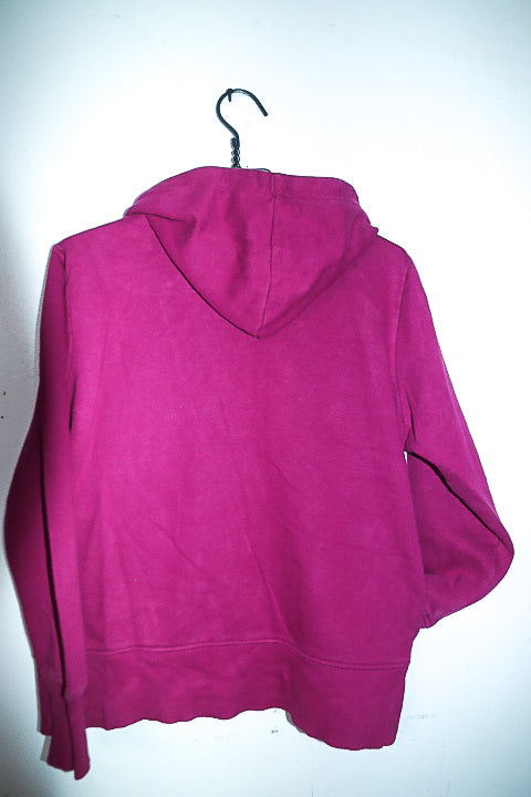 Vintage women Reebok Metallic zipper purple fleece hoodie in M|L24W20|SKU 6681