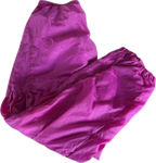 Vintage 80s 90s Sunice Women Iridescent Purple Nylon Shell Wind Pant