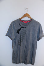 Vintage puma grey mens medium t-shirt