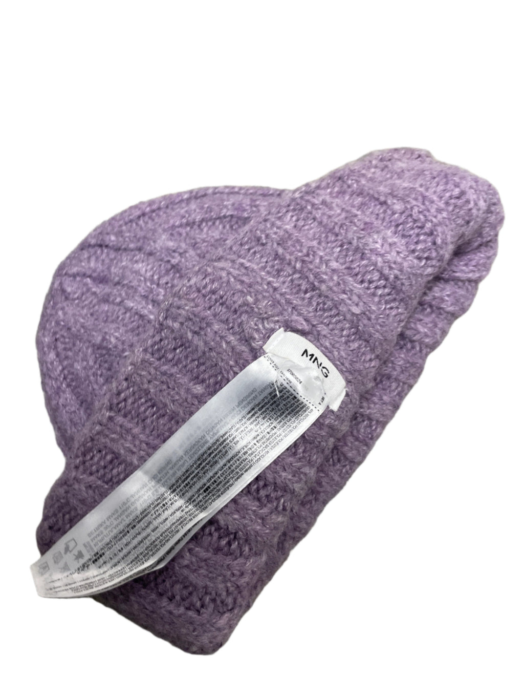 Rubynee Vintage y2k purple Ribbed Knit Beanie cap