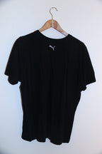 Vintage puma essential black mens large short tees