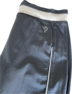 Vintage women's elastic waistband fitted tracksuit bottom in navy W 30 L 29 SKU 5299