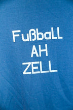 Vintage unisex Adidas football training blue track top in L|L30 W21|SKU 6685