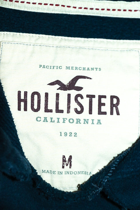 Vintage men Hollister California 90's graphics black hoodie in M|L26 W22|SKU 6687