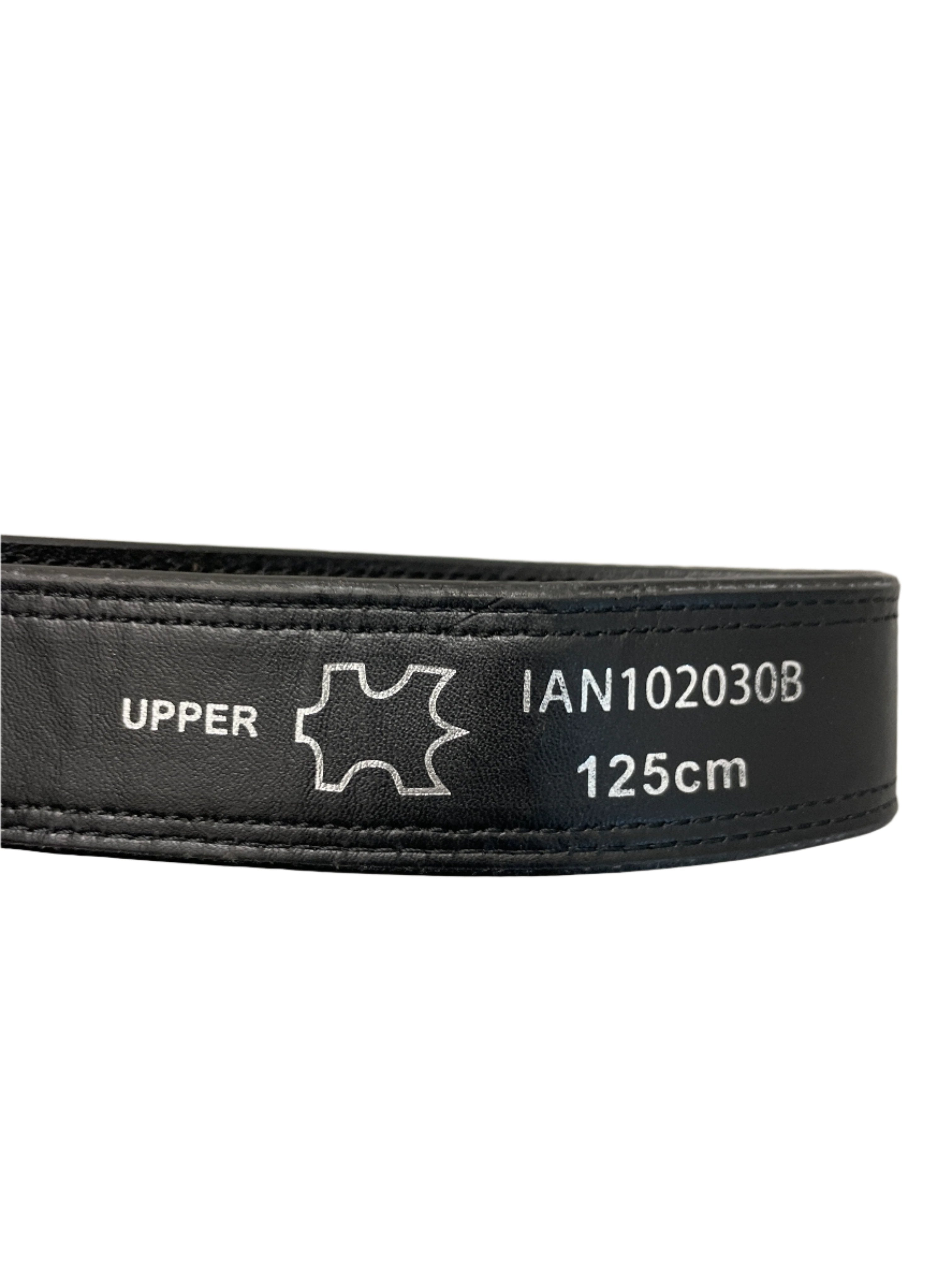 Rubynee Vintage y2k black leather mens belt