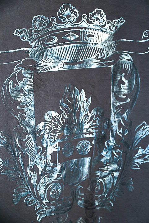 Vintage women AZ Malhas brown basic long sleeve graphic tees in M|L26 W19|SKU 6688