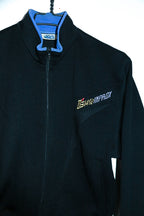 Vintage women Asics navy fleece full zip high neck jacket XS/S|L25 W20|SKU 6690