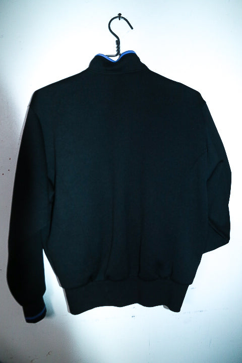 Vintage women Asics navy fleece full zip high neck jacket XS/S|L25 W20|SKU 6690