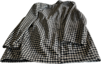 Vintage Checkered Wool Coat for Women SKU 5305