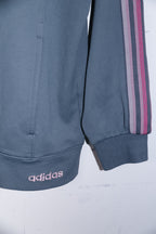 Vintage women Adidas full zip grey track jacket in M|L28 W20|SKU 6691