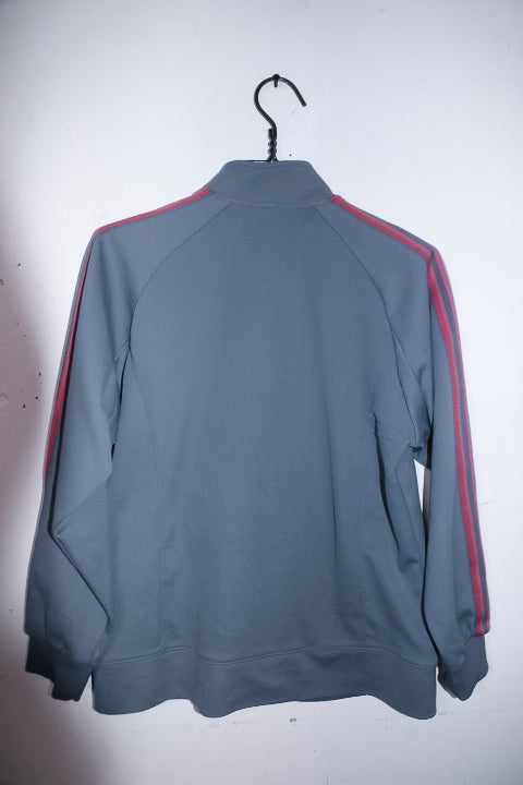 Vintage women Adidas full zip grey track jacket in M|L28 W20|SKU 6691